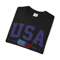 Load image into Gallery viewer, USA 250 Years of Freedom T-Shirt — 1776–2026 Patriotic Tee/Comfort Colors