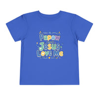 Load image into Gallery viewer, Papaw and Jesus Love Me Toddler T-Shirt – Cute Religious Kids Shirt