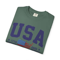 Load image into Gallery viewer, USA 250 Years of Freedom T-Shirt — 1776–2026 Patriotic Tee/Comfort Colors