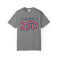 Load image into Gallery viewer, America 250 Patriotic T-Shirt — Red, White &amp; Blue/Comfort Colors