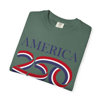 Load image into Gallery viewer, America 250 Patriotic T-Shirt — Red, White &amp; Blue/Comfort Colors