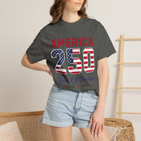 Load image into Gallery viewer, America 250 "Years of Freedom" Patriotic 250th Anniversary T-Shirt/Comfort Colors