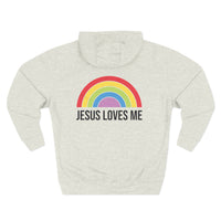 Load image into Gallery viewer, Jesus Loves Me Adult Unisex Hoodie (Design on Back)
