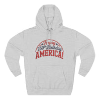 Load image into Gallery viewer, Happy Birthday America Adult Unisex Hoodie (Design on Front)
