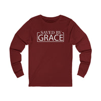 Load image into Gallery viewer, Saved By Grace 1.0 Unisex Long Sleeve T-Shirt
