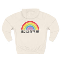 Load image into Gallery viewer, Jesus Loves Me Adult Unisex Hoodie (Design on Back)
