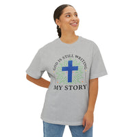 Load image into Gallery viewer, God Is Still Writing My Story Unisex Oversized Boxy T-Shirt
