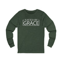 Load image into Gallery viewer, Saved By Grace 1.0 Unisex Long Sleeve T-Shirt
