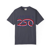 Load image into Gallery viewer, America 250 Patriotic T-Shirt — Red, White &amp; Blue/Comfort Colors