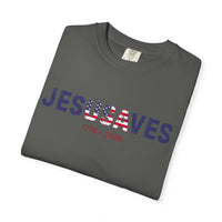 Load image into Gallery viewer, Jesus Saves Patriotic T-Shirt — USA Flag/Comfort Colors