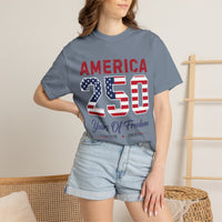 Load image into Gallery viewer, America 250 "Years of Freedom" Patriotic 250th Anniversary T-Shirt/Comfort Colors