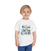 Load image into Gallery viewer, Papaw and Jesus Love Me Toddler T-Shirt – Cute Religious Kids Shirt