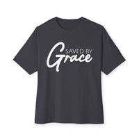 Load image into Gallery viewer, Saved By Grace 2.0 Unisex Oversized Boxy T-Shirt
