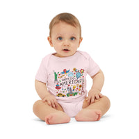 Load image into Gallery viewer, Infant Onesie — "Happy 250 America" Patriotic Baby Bodysuit