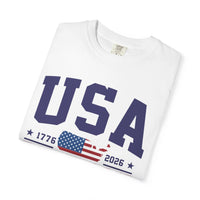 Load image into Gallery viewer, USA 250 Years of Freedom T-Shirt — 1776–2026 Patriotic Tee/Comfort Colors