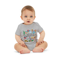 Load image into Gallery viewer, Infant Onesie — "Happy 250 America" Patriotic Baby Bodysuit