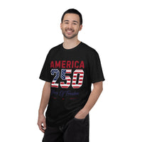 Load image into Gallery viewer, America 250 "Years of Freedom" Patriotic 250th Anniversary T-Shirt/Comfort Colors