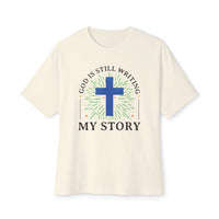 Load image into Gallery viewer, God Is Still Writing My Story Unisex Oversized Boxy T-Shirt
