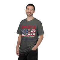 Load image into Gallery viewer, America 250 "Years of Freedom" Patriotic 250th Anniversary T-Shirt/Comfort Colors