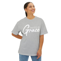 Load image into Gallery viewer, Saved By Grace 2.0 Unisex Oversized Boxy T-Shirt
