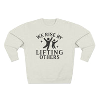 Load image into Gallery viewer, We Rise By Lifting Others Unisex Crewneck Sweatshirt
