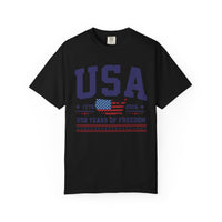Load image into Gallery viewer, USA 250 Years of Freedom T-Shirt — 1776–2026 Patriotic Tee/Comfort Colors
