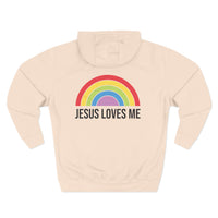 Load image into Gallery viewer, Jesus Loves Me Adult Unisex Hoodie (Design on Back)
