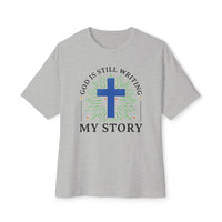 Load image into Gallery viewer, God Is Still Writing My Story Unisex Oversized Boxy T-Shirt
