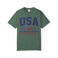 Load image into Gallery viewer, USA 250 Years of Freedom T-Shirt — 1776–2026 Patriotic Tee/Comfort Colors