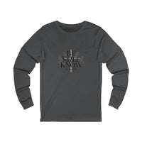 Load image into Gallery viewer, Be Still &amp; Know Unisex Crewneck Long Sleeve T-Shirt