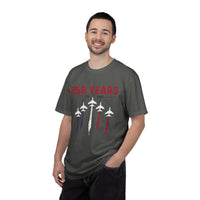 Load image into Gallery viewer, Anniversary Airshow T-Shirt — "250 Years" Jet Formation Design Comfort Colors
