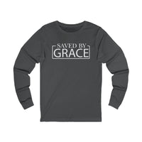 Load image into Gallery viewer, Saved By Grace 1.0 Unisex Long Sleeve T-Shirt
