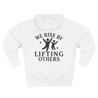 Load image into Gallery viewer, We Rise By Lifting Others Adult Unisex Hoodie (Design on Back)
