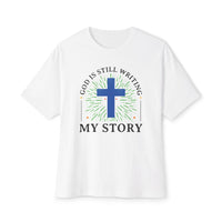 Load image into Gallery viewer, God Is Still Writing My Story Unisex Oversized Boxy T-Shirt
