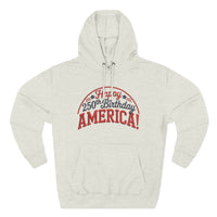 Load image into Gallery viewer, Happy Birthday America Adult Unisex Hoodie (Design on Front)

