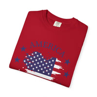 Load image into Gallery viewer, America 1776-2026 Flag Heart T-Shirt — Patriotic 4th of July Tee/Comfort Colors