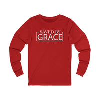 Load image into Gallery viewer, Saved By Grace 1.0 Unisex Long Sleeve T-Shirt
