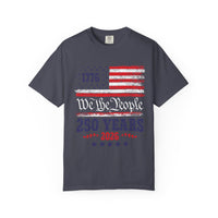 Load image into Gallery viewer, 250 Years 1776–2026 Patriotic T-Shirt — American Flag Independence Day Tee/Comfort Colors